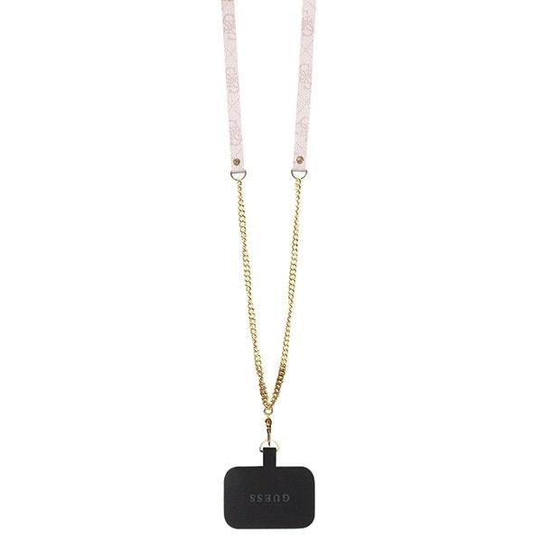 Guess GUHCP13XP4TDSCPP-deksel til iPhone 13 Pro Max 6.7 - Rosa Crossbody 4G metalllogo