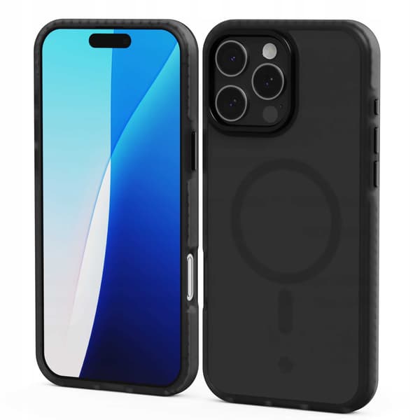Spacecase Case Hybrid Fusion Cover För Iphone 16 Pro Max Black