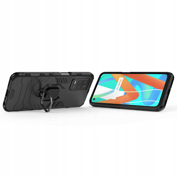 Spacecase Case Cover För Realme 8 5G Narzo 30 Black Sc X-Ring