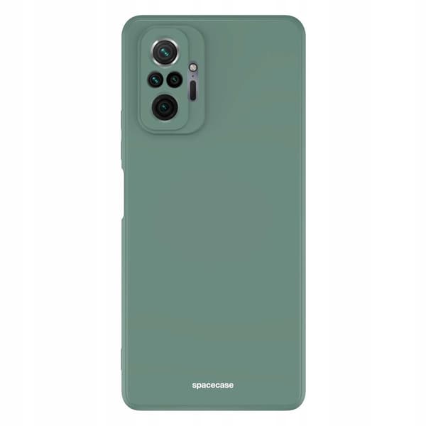 Spacecase Silikonfodral För Xiaomi Redmi Note 10 Pro Mörkgrön