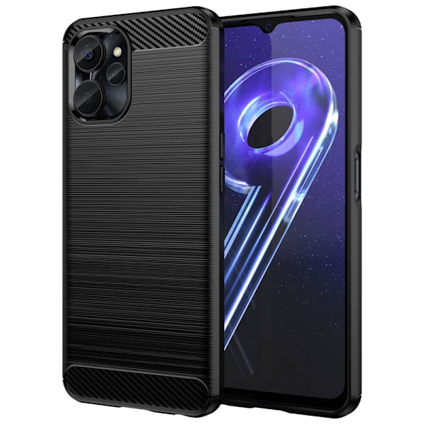 CARBON CASE COVER TIL REALME 10 5G / 9I 5G SORT