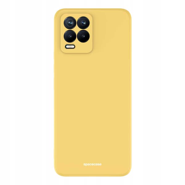 Spacecase Silikonecase För Realme 8 8 Pro Yellow Skydd
