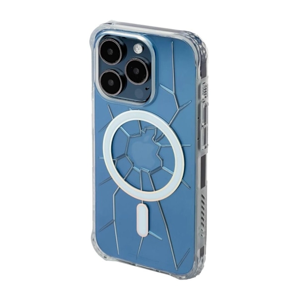 KINGXBAR CASE HOUSING MED MAGSAFE TIL IPHONE 15 PRO MAX TRANSPARENT