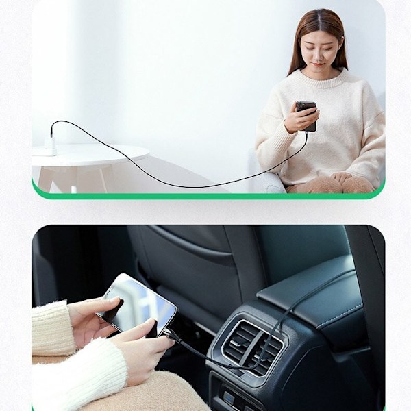 Joyroom-kabel USB Type C - Lightning Power Delivery 20W 2,4A 1,2m rød (S-1224K2 Rød)