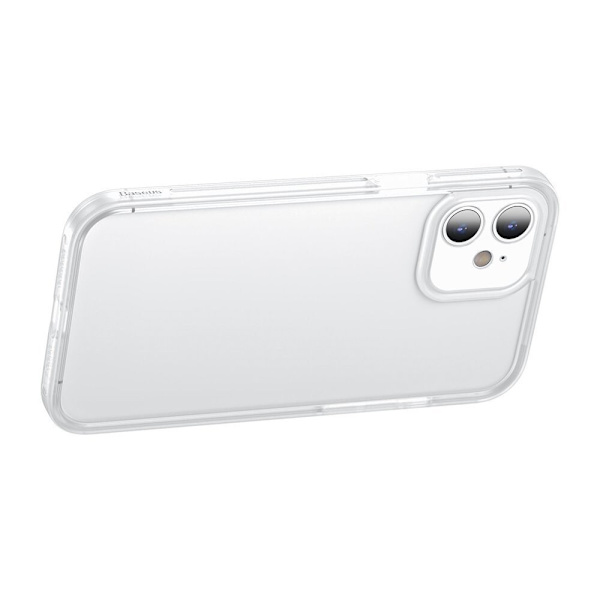 Baseus kameralinsebeskytterveske Armored Flexible Gel Deksler for iPhone 12 Mini Transparent (FRAPIPH54N-02)