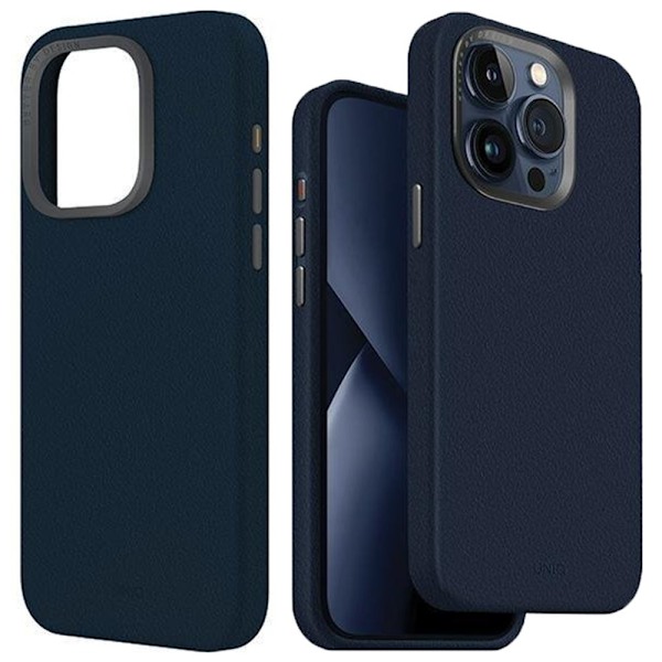 UNIQ Lyde-deksel iPhone 15 Pro Max 6.7 Magclick Last ned marineblå/marineblå