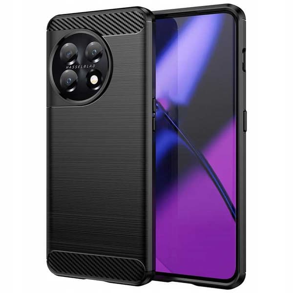 Spacecase Case Carbon Case För Oneplus 11 Svart Skydd