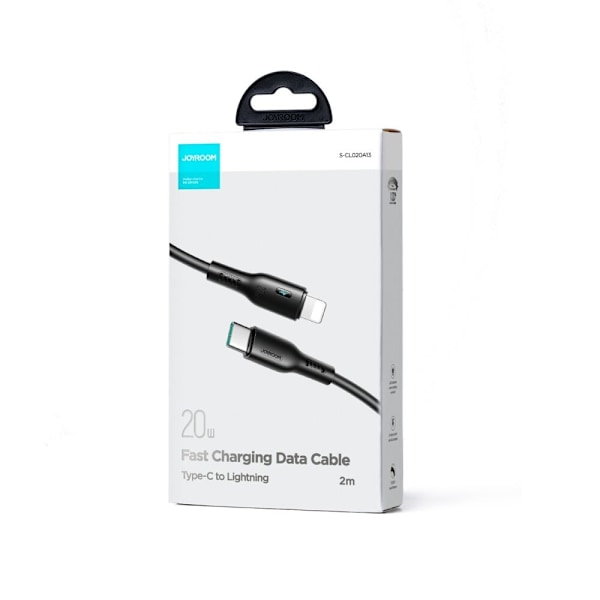 USB C - Lightning kabel 20W 2m Joyroom S-CL020A13 - sort