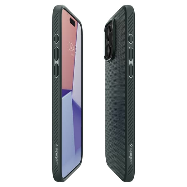 SPIGEN LIQUID AIR IPHONE 15 PRO MAX ABYSS GRØNN