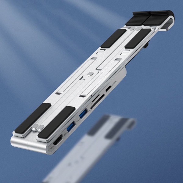 CHOETECH MULTIFUNKTIONEL STATION TIL LAPTOP HDMI/2XUSBA/USBC SORT
