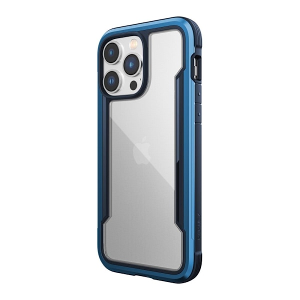 Raptic X-Doria Shield-deksel til iPhone 14 Pro Max, pansret deksel, blå