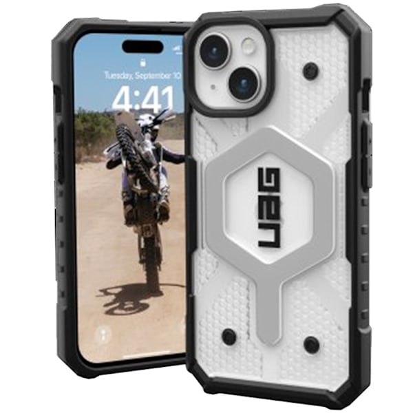 UAG CASE CASE COVER MED MAGSAFE TIL IPHONE 15 PLUS HVID