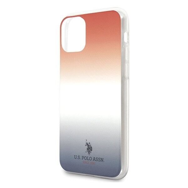 AMERIKANSK SAG POLO ASSN. GRADIENT PATTERN COLLECTION TIL IPHONE 11 - RØD OG BLÅ