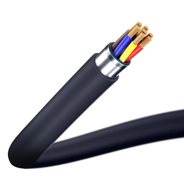 3mk Hyperkabel USB-C / Lightning 20W 1,2m - svart