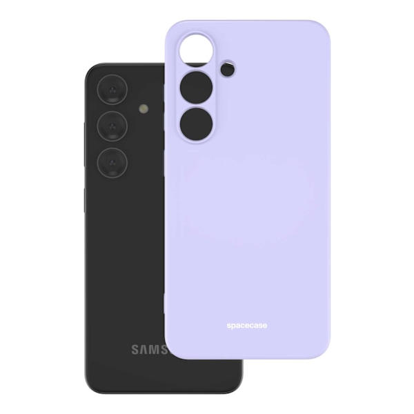 Spacecase Silikonfodral För Samsung Galaxy S24 Molnblått