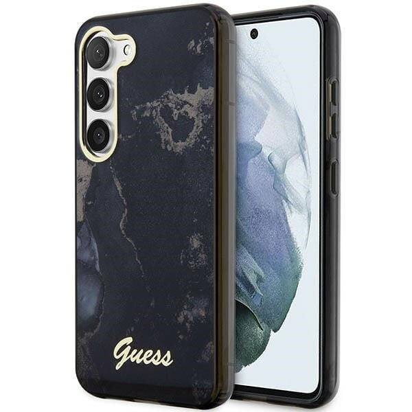 Guess GUHCS23SHTMRSK S23 S911 Veske - Black Golden Marble Collection