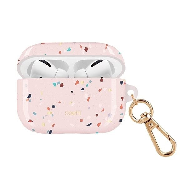 UNIQ Coehl Terrazzo AirPods Pro fodral rosa/blush pink