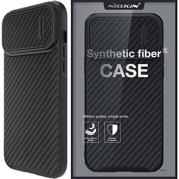 NILLKIN CASE CASE HOUSING CAMERA COVER TIL IPHONE 14 PRO BLACK