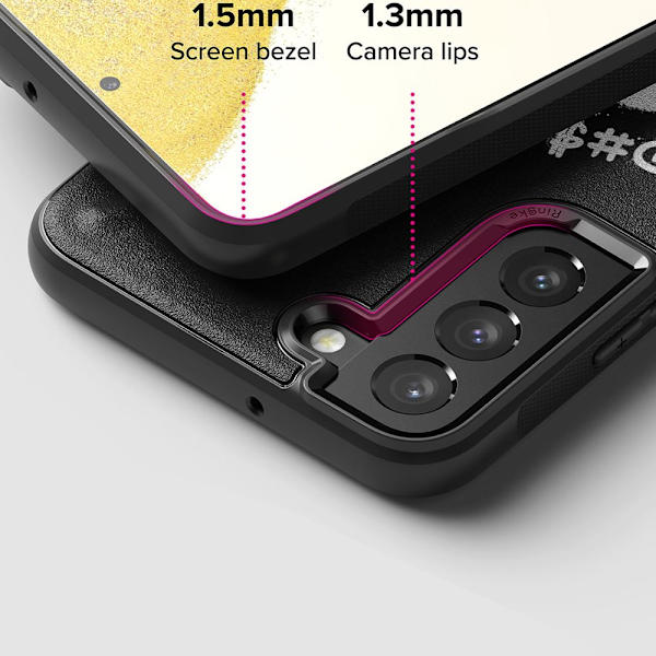 Ringke Onyx Design slitesterkt beskyttelsesdeksel Samsung Galaxy S22+ (S22 Plus) svart (Graffiti) ()