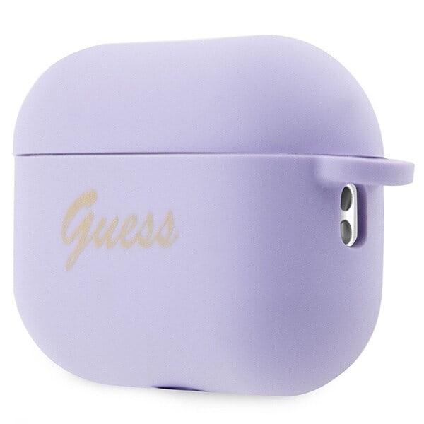 Guess GUAP2LSCHSU deksel for AirPods Pro 2 deksel lilla/lilla Silikon Charm Heart Collection