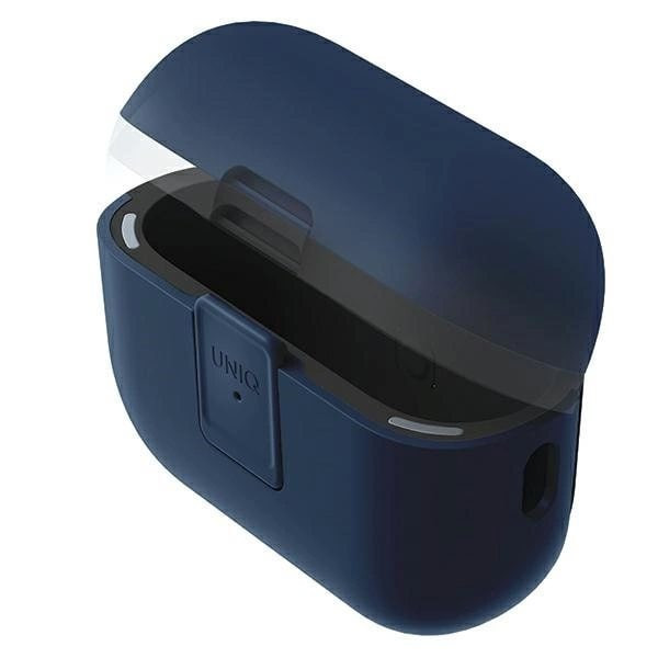 UNIQ Clyde Lock Case för AirPods Pro 2 (2022/2023) - blå-mörkgrå