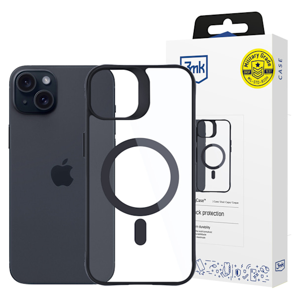 APPLE IPHONE 15 - 3MK SATIN ARMOR MAGCASE