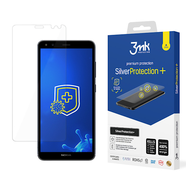 NOKIA C1 2ND EDITION - 3MK SILVERPROTECTION+