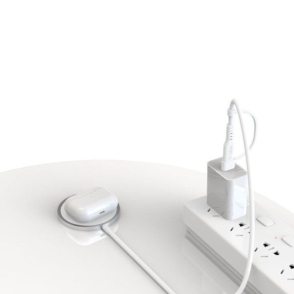 TECH-PROTECT QI15W-A25 MAGNETISK MAGSAFE TRÅDLØS OPLADER HVID