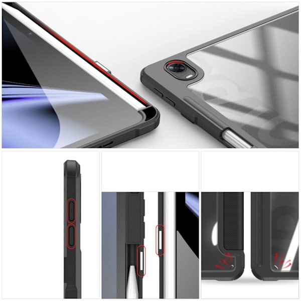 DUX DUCIS CASE CASE COVER TIL OPPO PAD + PEN HOLDER SORT