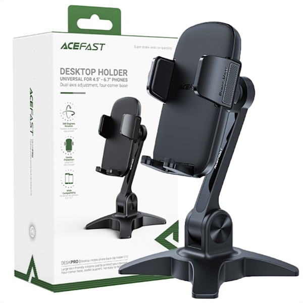 Acefast stativ gravity holder for telefon svart (E10)