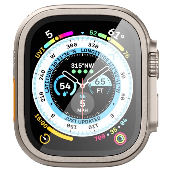 HÆRDET GLAS SPIGEN GLAS.TR SLIM PRO APPLE WATCH ULTRA (49 MM) TITANIUM