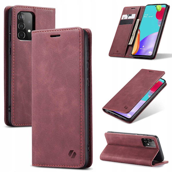 Spacecase Pålbocksväska För Galaxy A52 5G Telefon Röd