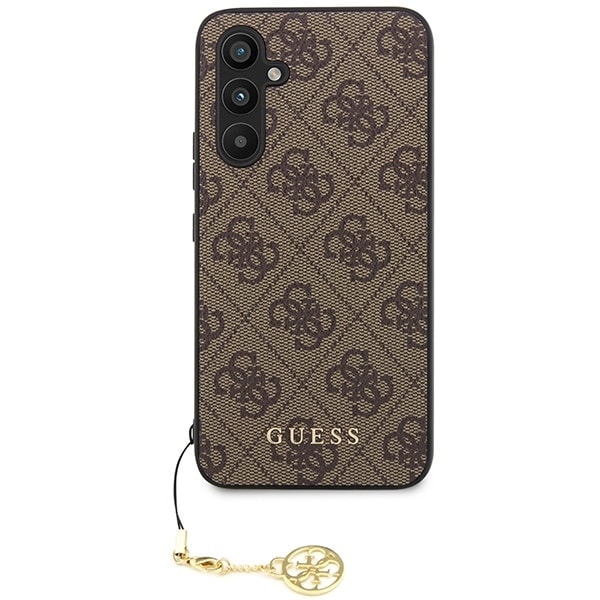 Guess GUHCSA54GF4GBR A54 5G A546 veske - Brun 4G Charms Collection