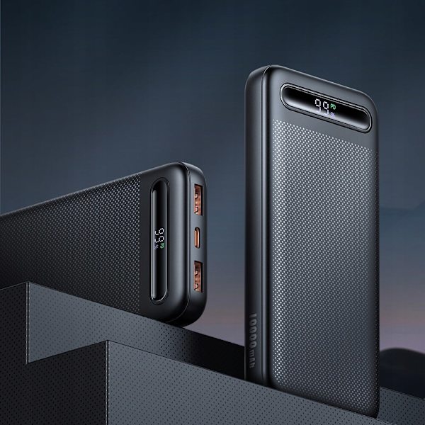 MCDODO POWERBANK 10000MAH MED 3X DISPLAY USB-C 22,5W + USB-C-KABEL