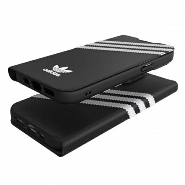 ADIDAS OR BOOKLET CASE PU TIL IPHONE 13 PRO / IPHONE 13 - SORT OG HVID