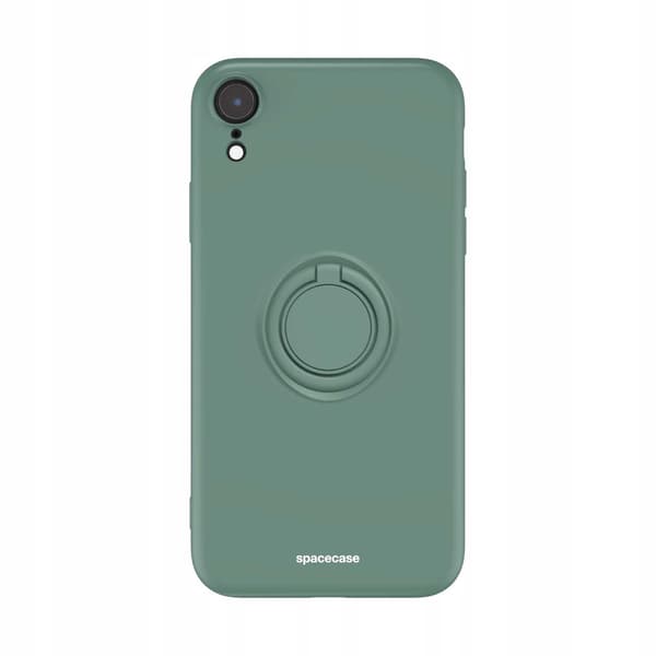 Spacecase Silikonfodral För Iphone Xr Mörkgrönt Skydd