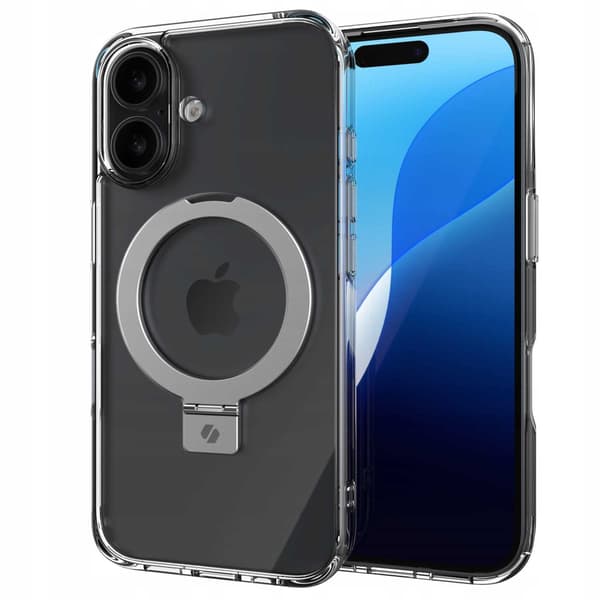 Spacecase Ring Pro Mag Clear Case För Iphone 16 För Magsafe 100 % Skydd