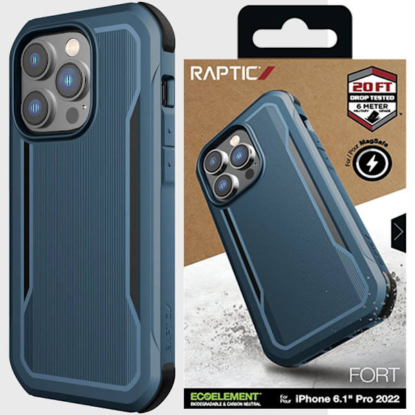 RAPTIC X-DORIA CASE CASE COVER TIL IPHONE 14 PRO MAX BLUE