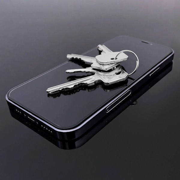 WOZINSKY SUPER DURABLE FULL GLUE FULDSKÆRMS HÆRDET GLAS MED RAMMEETUI VENLIG IPHONE SE 2022 / SE 2020 / IPHONE 8 / IPHONE 7 SORT