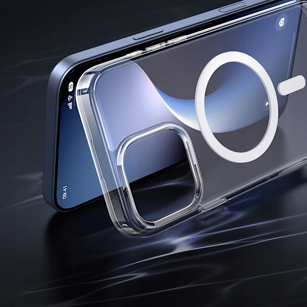 MCDODO MAGNETFODRAL GENOMSKINLIGT FODRAL FÖRSTÄRKT FÖR MAGSAFE IPHONE 16 PRO MAX