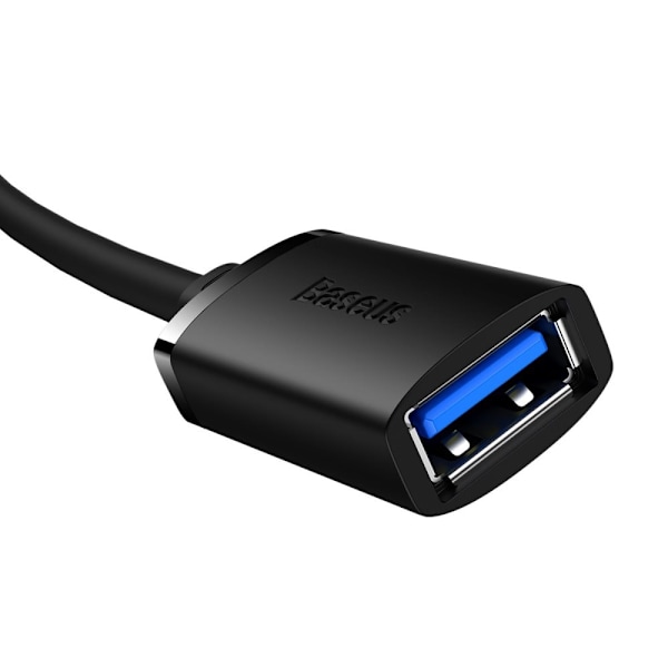 Baseus AirJoy Series USB 3.0 skjøtekabel 2m - svart
