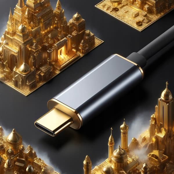 CO2-KABEL USB-C SNABBLADDNING THUNDERBOLT 4 40GBPS 240W USB TYP C 8K 1M