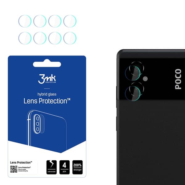 XIAOMI POCO M4 5G - 3MK OBJEKTIVBESKYTTELSE