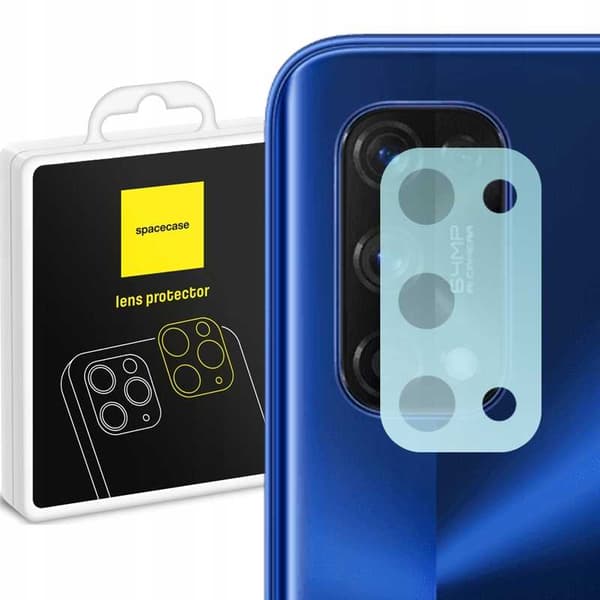 Rymdfall Härdat Glas För Realme 7 Pro Camera Glas Skydd