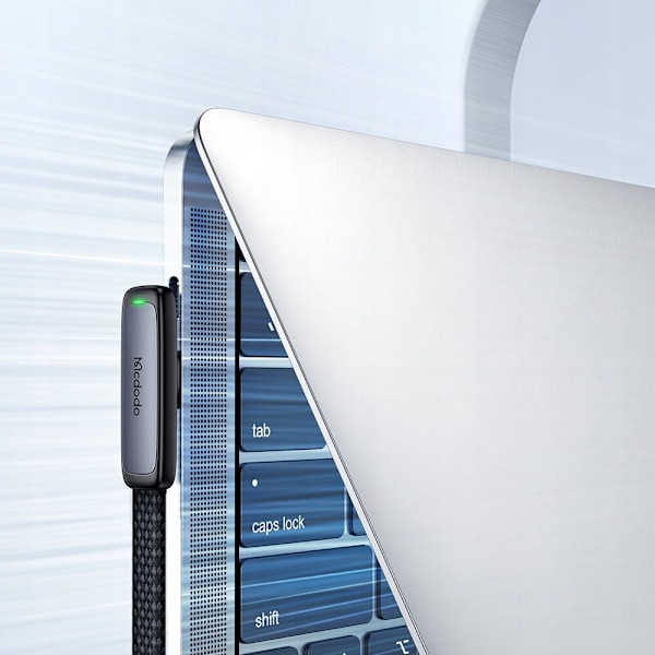 MCDODO-KULMA USB-C KABEL SNABBLADDNING USB TYPE C 3A 65W SVART 2M