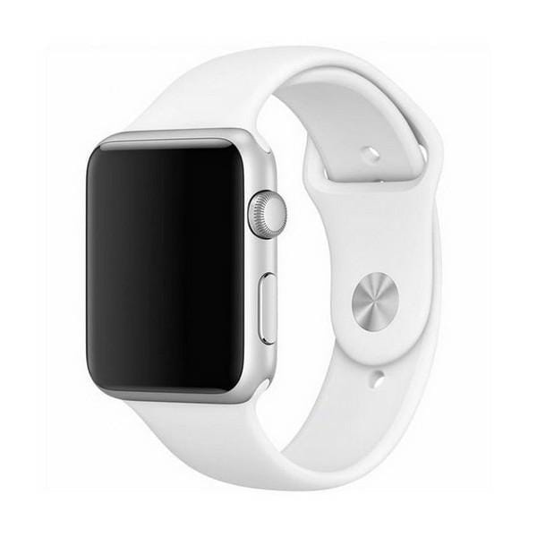 Mercury Silicon Apple Watch-rem 42/44/45 mm vit/vit