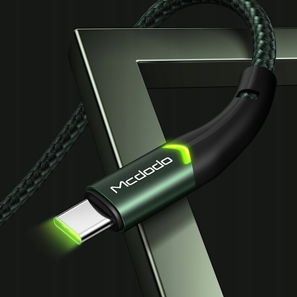 MCDODO USB-C SNABBLADDNINGSKABEL FÖR SAMSUNG USB-LADDARE TYP C LED 1M