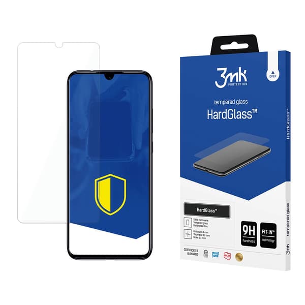 9H 3MK HARDGLASS GLAS PÅ XIAOMI REDMI NOTE 7