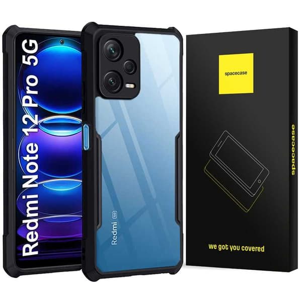 Rymdfodral För Xiaomi Redmi Note 12 Pro 5G Svart