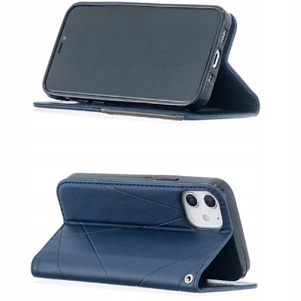 Zaps Fodral Origami Skal För Iphone 12 Mini Blå